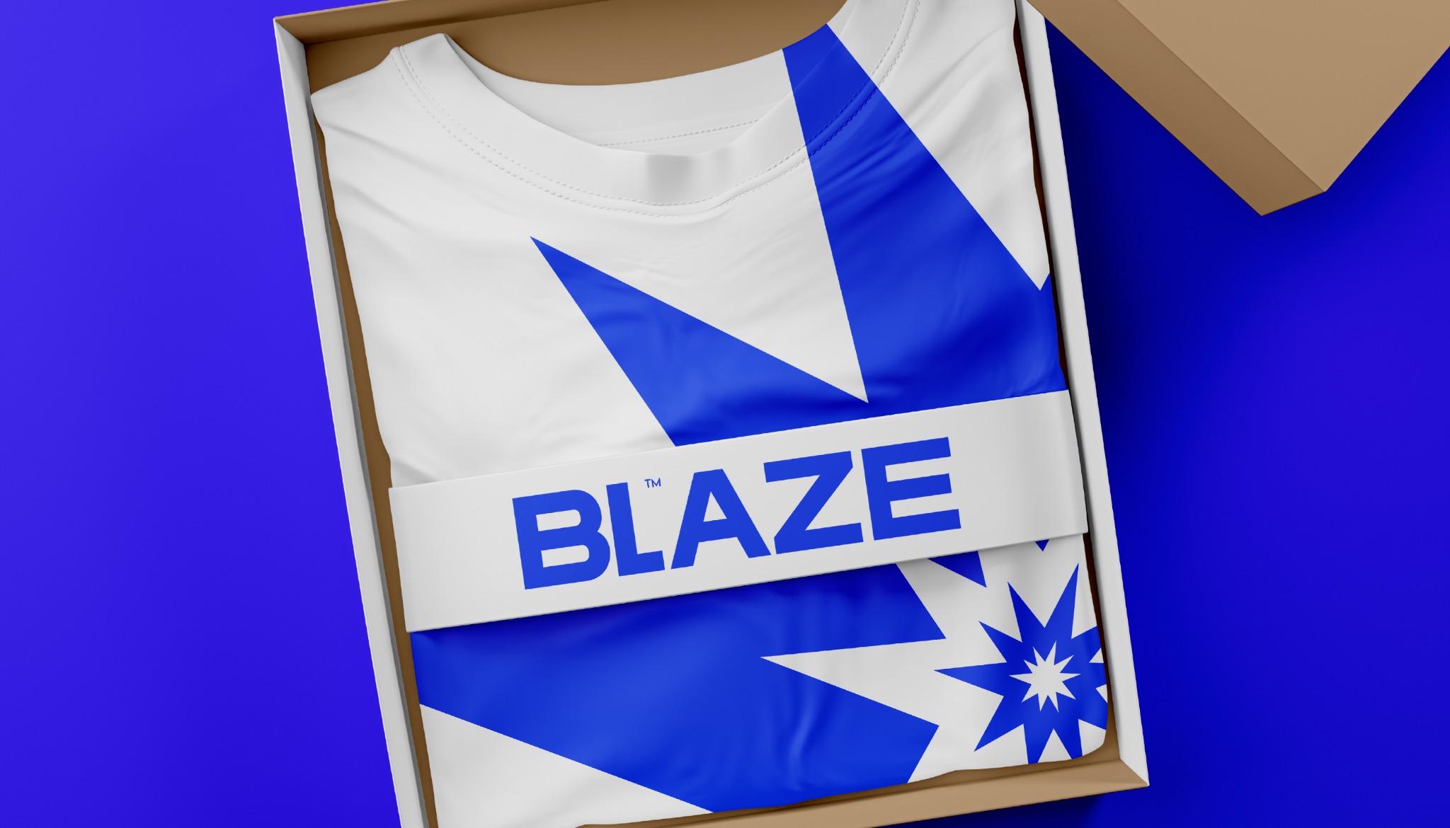 BLAZE apparel packaging