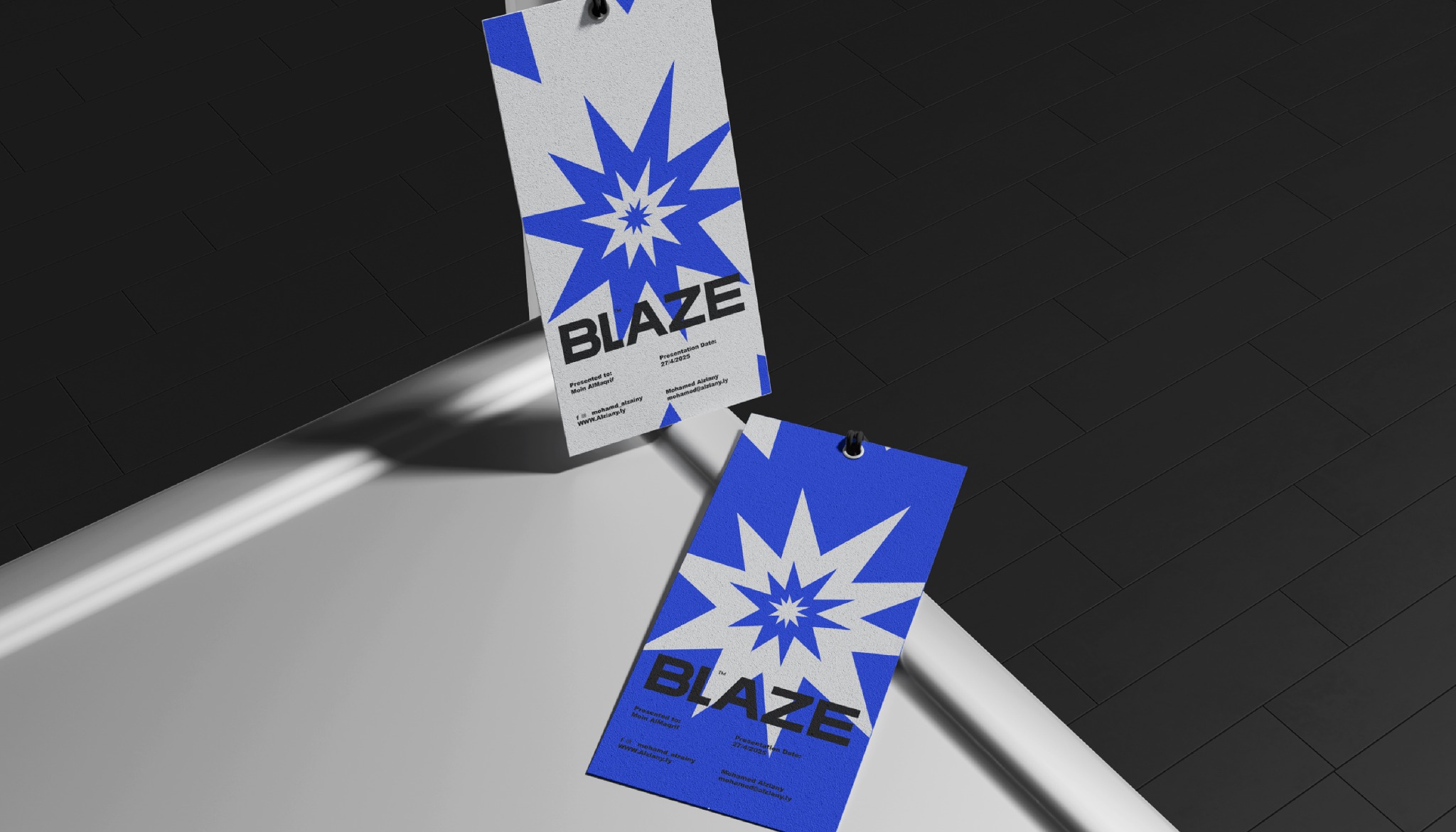 BLAZE hang tag applications