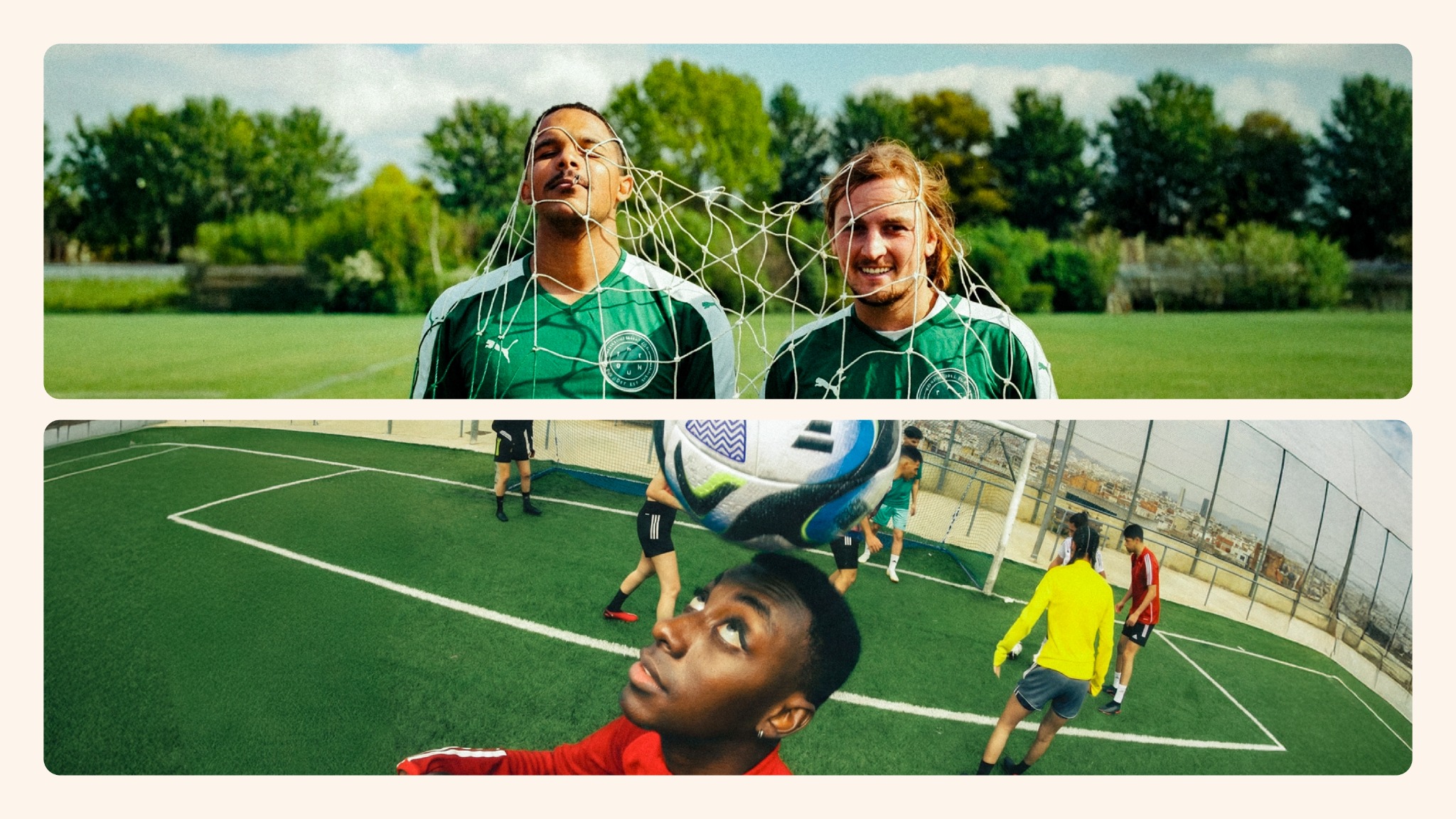 GRINTA football photography pair