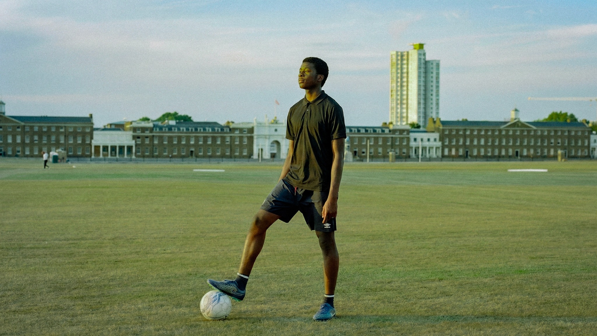 GRINTA football player campaign image