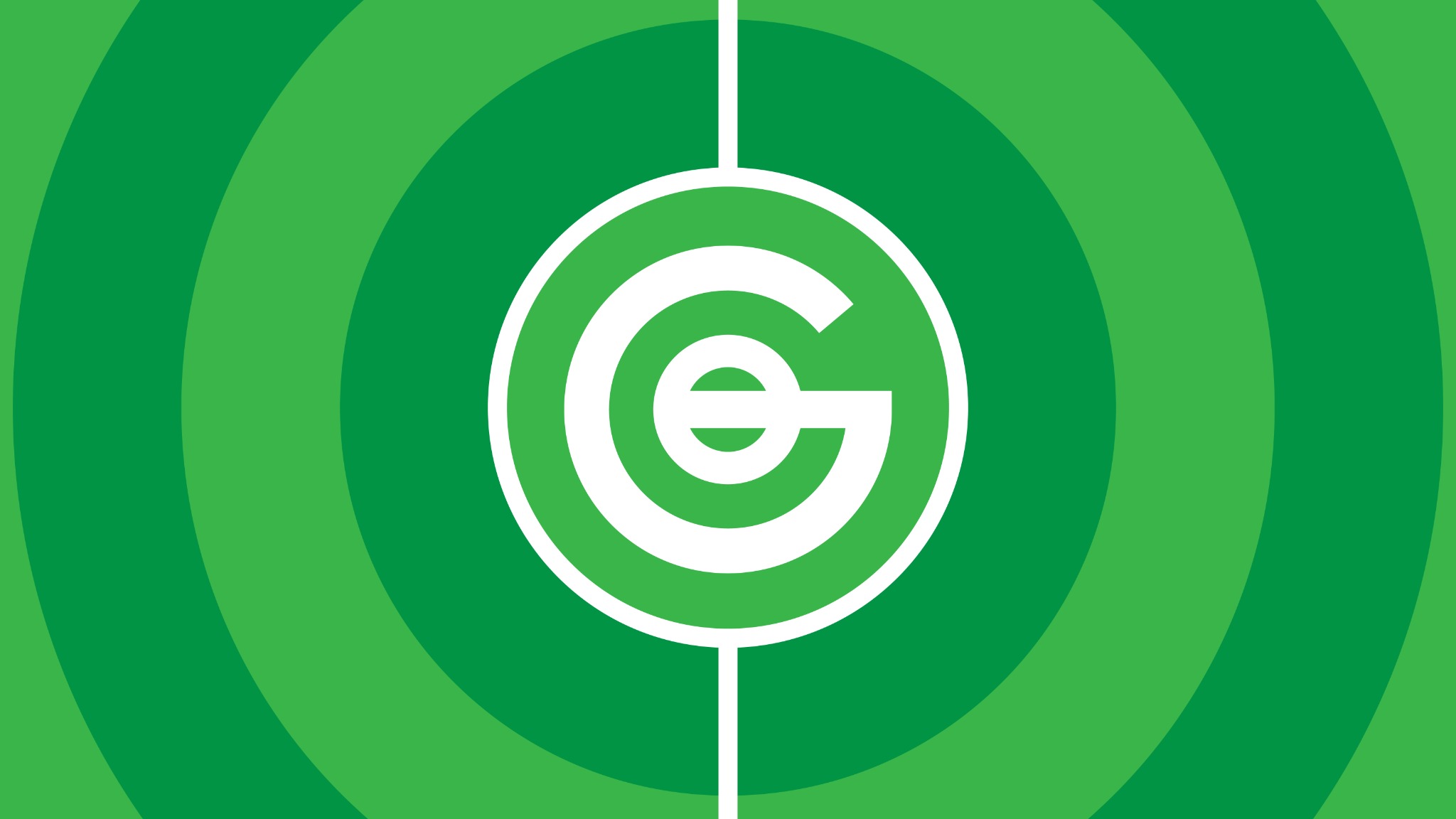 GRINTA G symbol on football pitch graphic